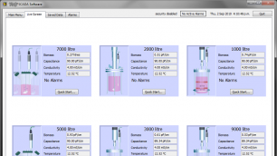 SCADA Program for Multiple Fermentation Probes